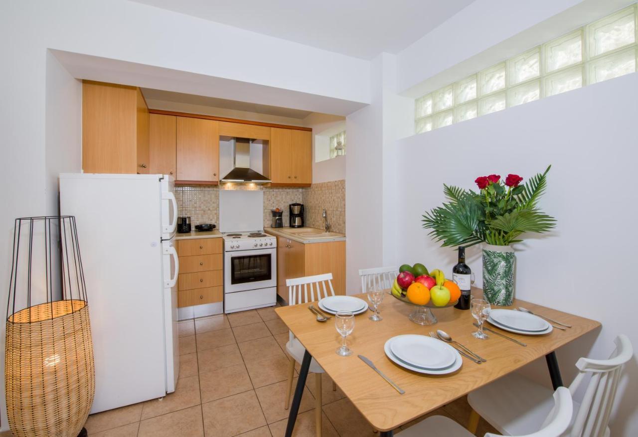 Manolia Dream Apartment 30M To The Beach Agia Marina Buitenkant foto