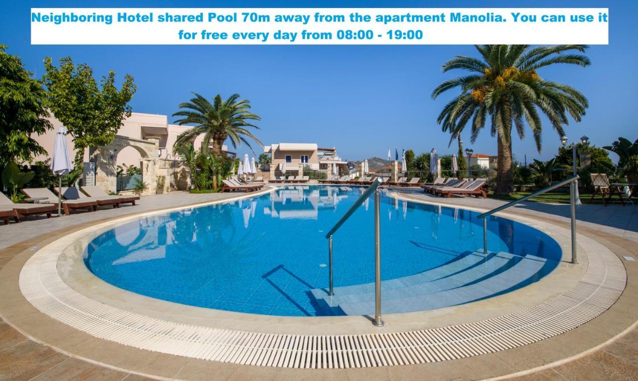 Manolia Dream Apartment 30M To The Beach Agia Marina Buitenkant foto