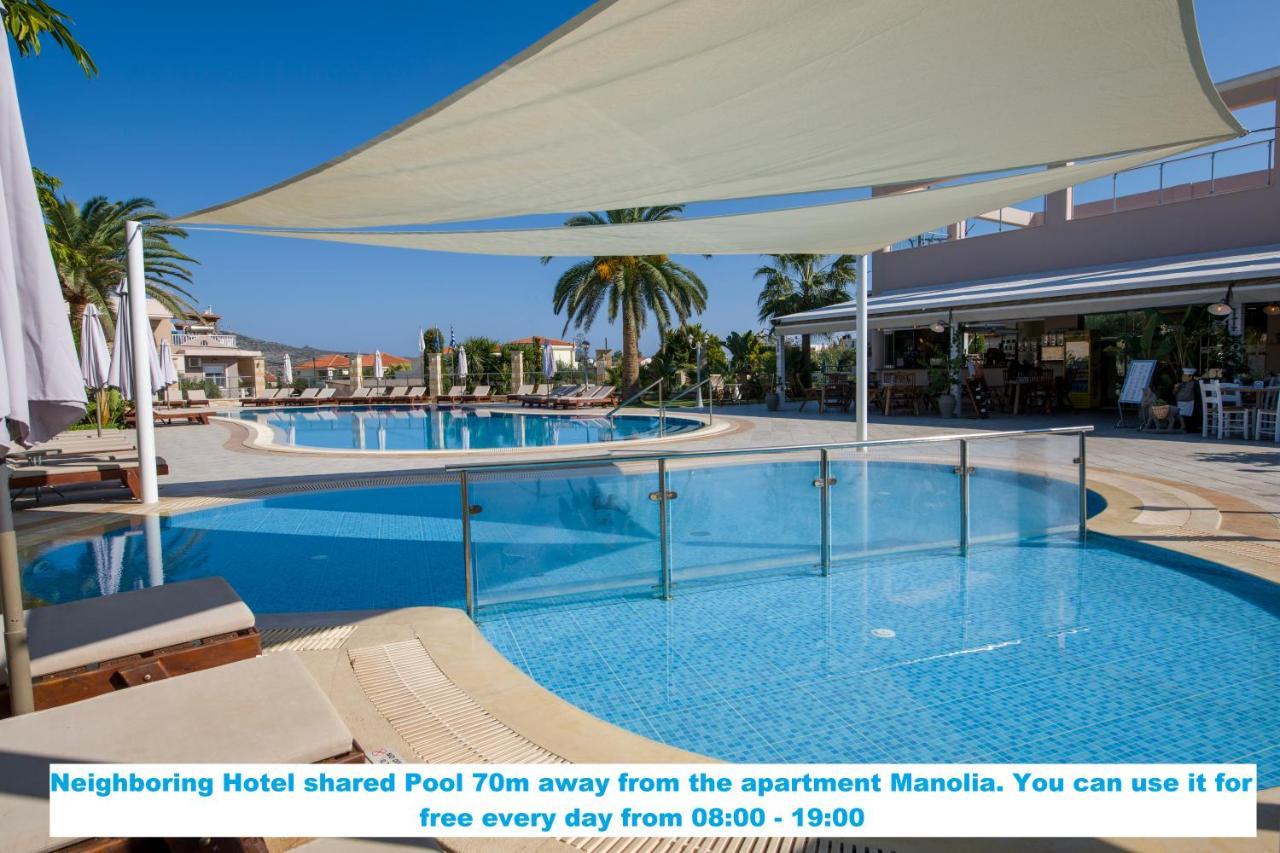Manolia Dream Apartment 30M To The Beach Agia Marina Buitenkant foto